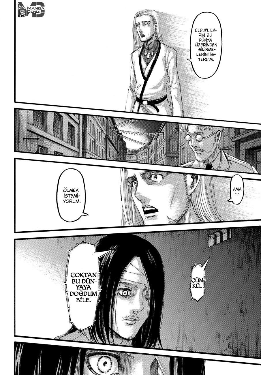 Attack on Titan mangasının 100 bölümünün 33. sayfasını okuyorsunuz.