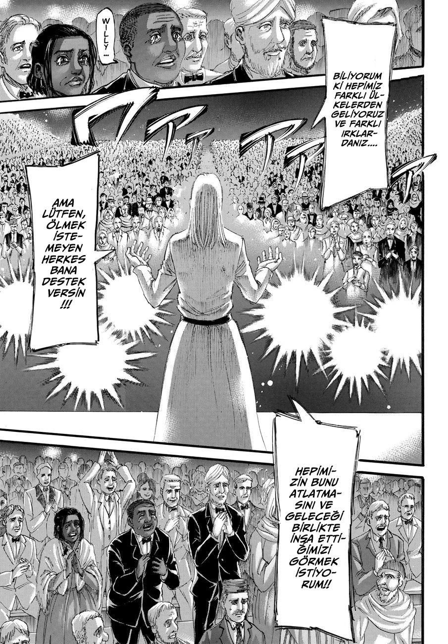 Attack on Titan mangasının 100 bölümünün 34. sayfasını okuyorsunuz.