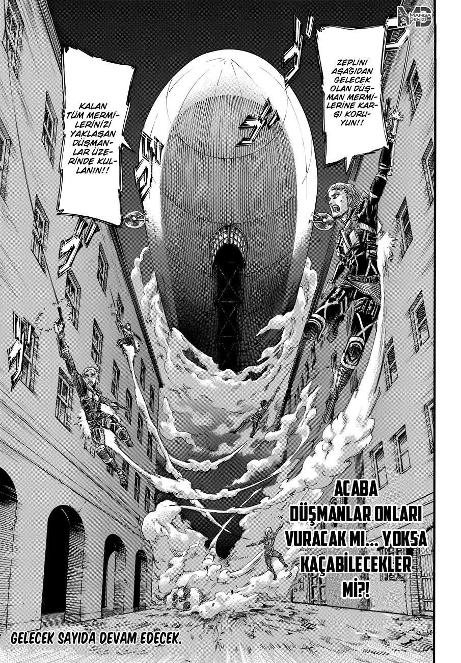 Attack on Titan mangasının 104 bölümünün 43. sayfasını okuyorsunuz.