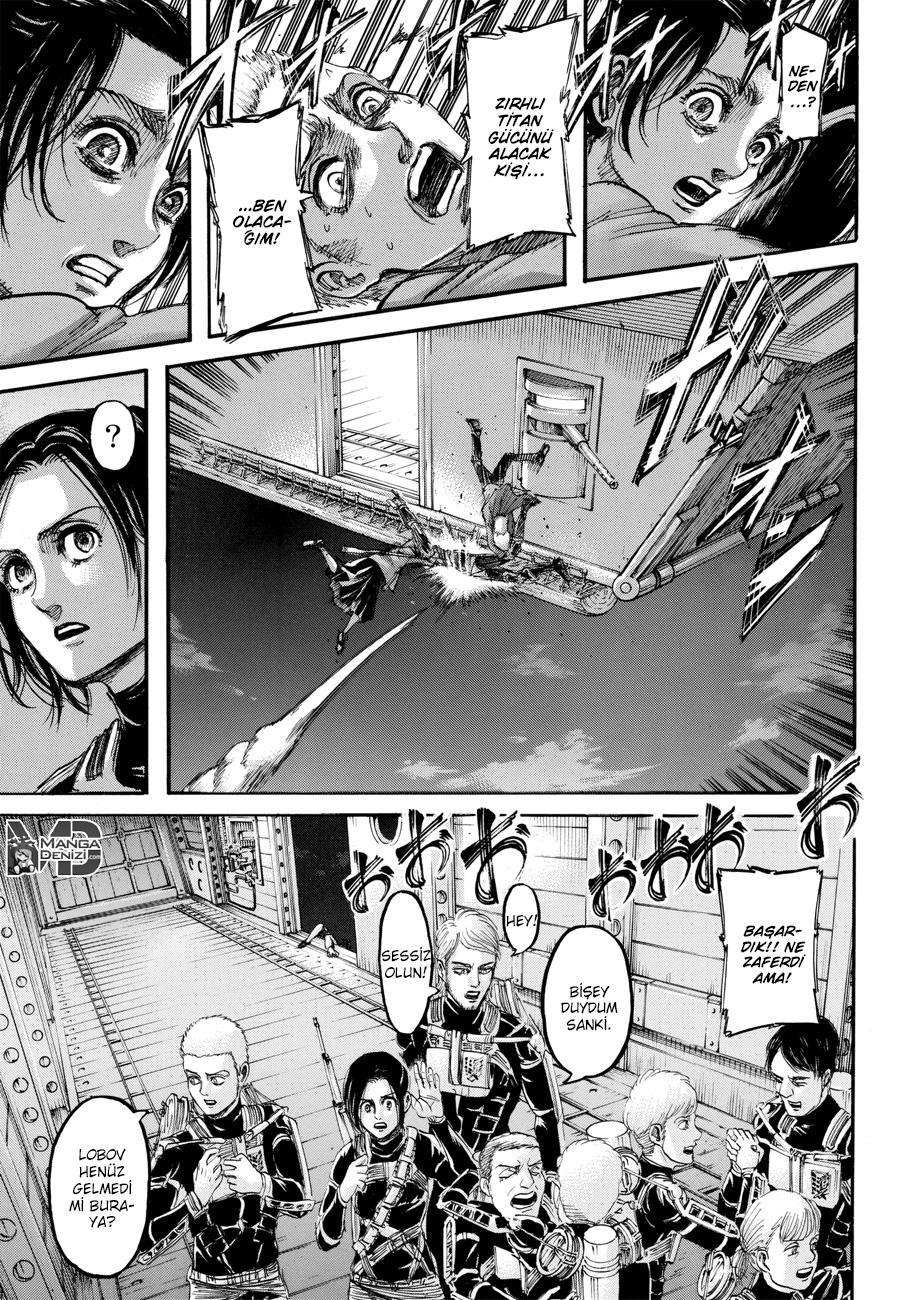 Attack on Titan mangasının 105 bölümünün 24. sayfasını okuyorsunuz.