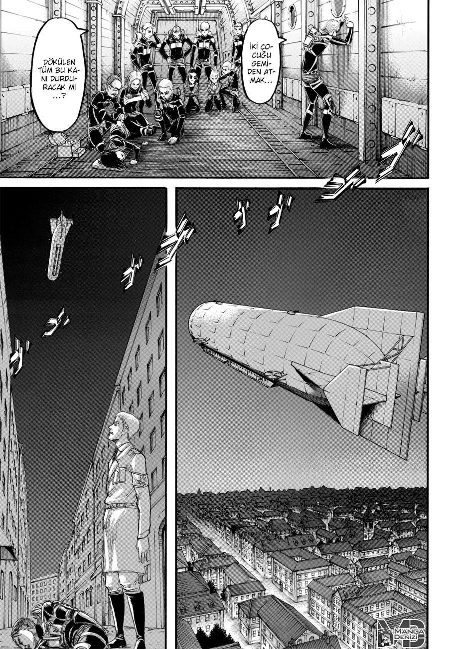 Attack on Titan mangasının 105 bölümünün 32. sayfasını okuyorsunuz.