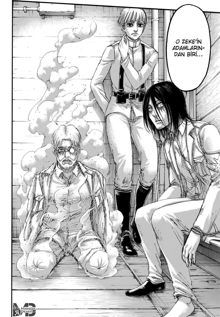 Attack on Titan mangasının 105 bölümünün 37. sayfasını okuyorsunuz.