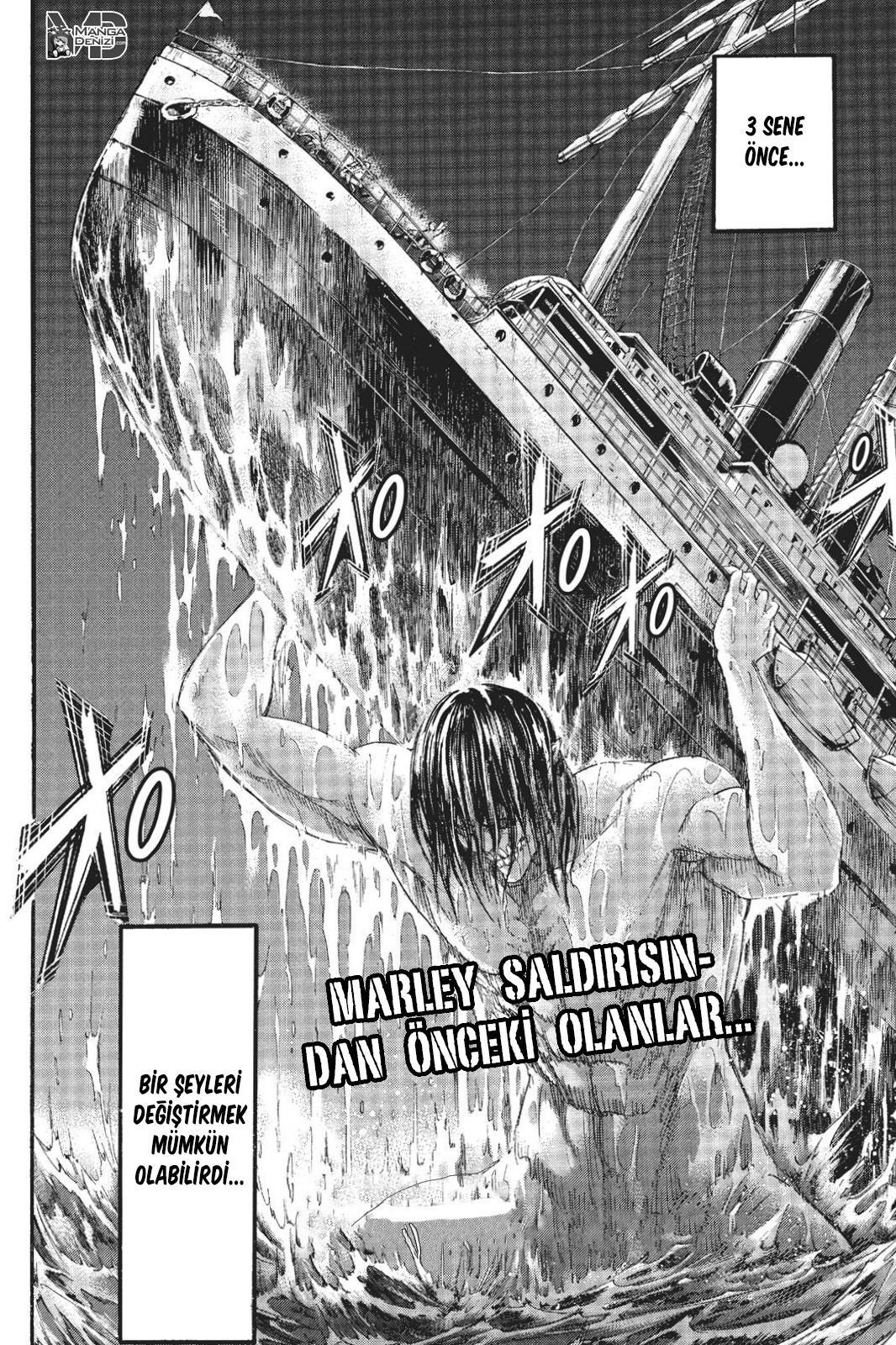 Attack on Titan mangasının 106 bölümünün 3. sayfasını okuyorsunuz.