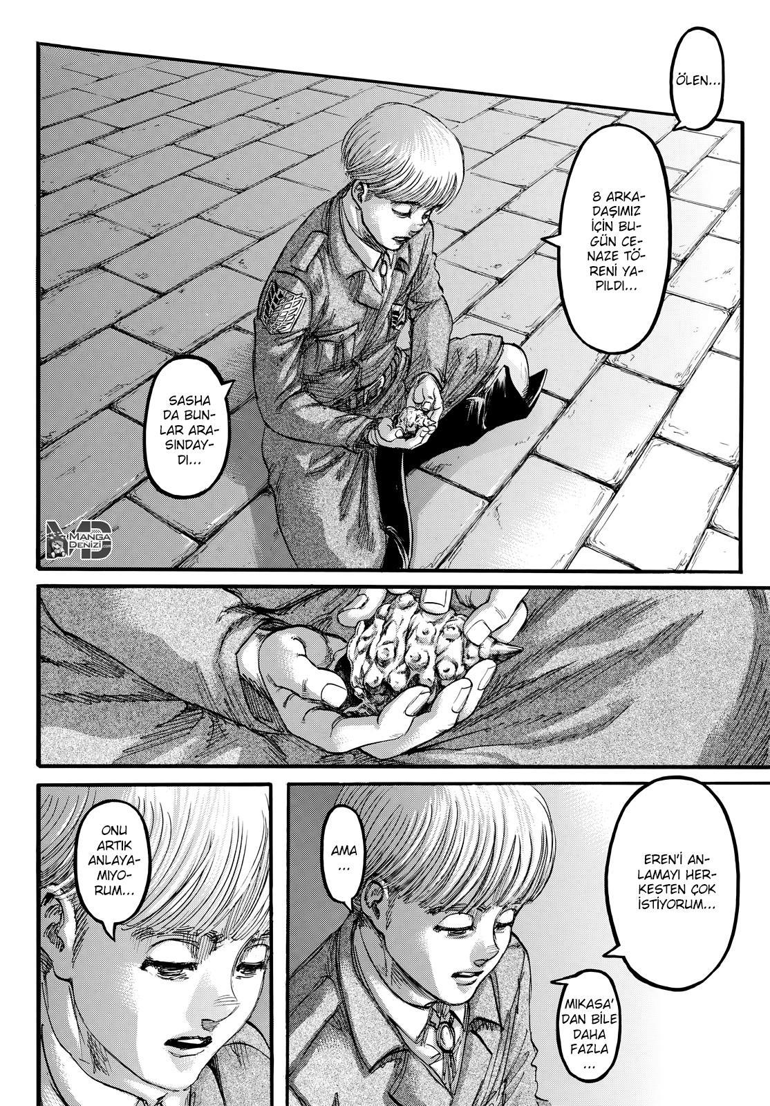 Attack on Titan mangasının 106 bölümünün 41. sayfasını okuyorsunuz.