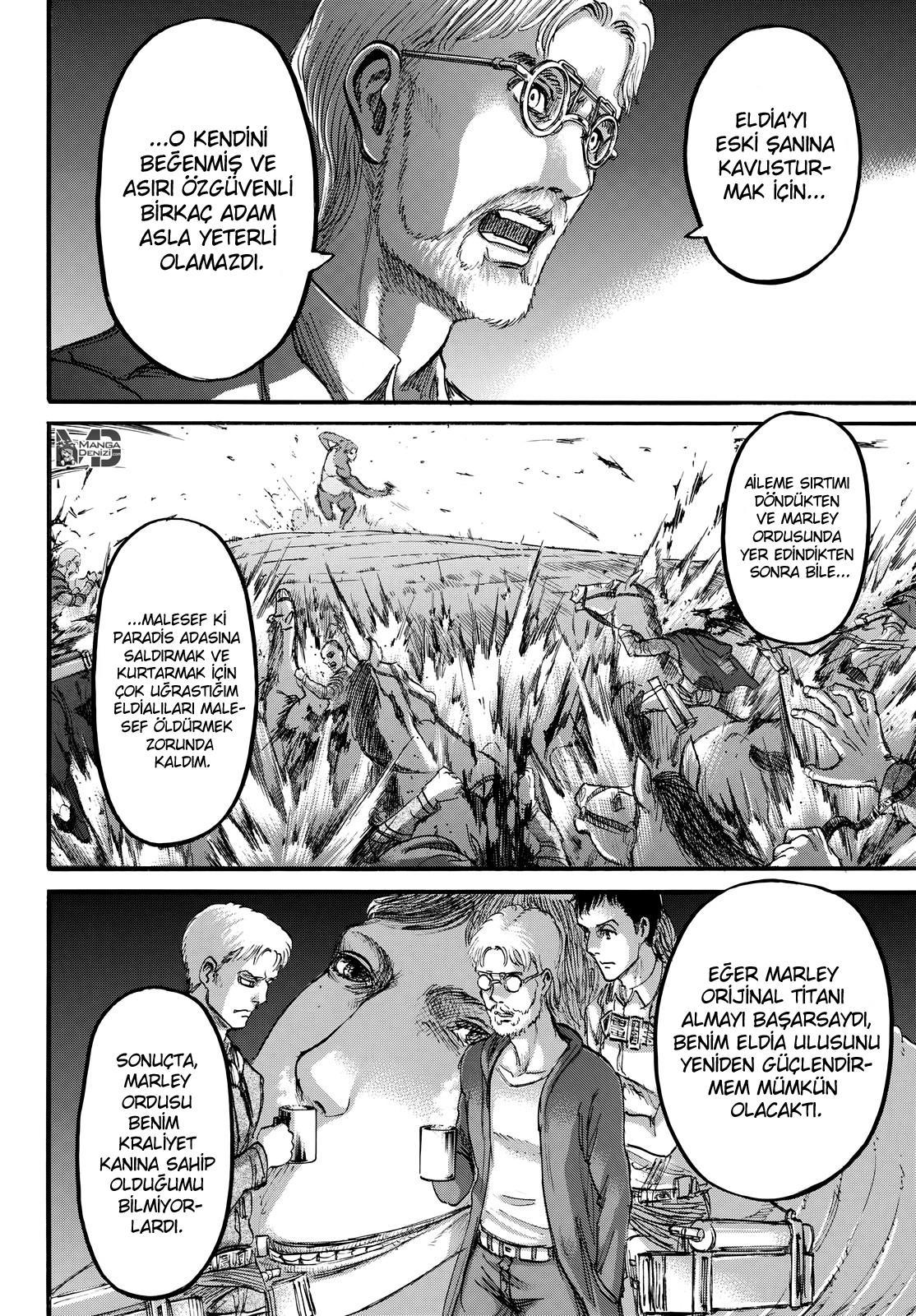 Attack on Titan mangasının 107 bölümünün 17. sayfasını okuyorsunuz.