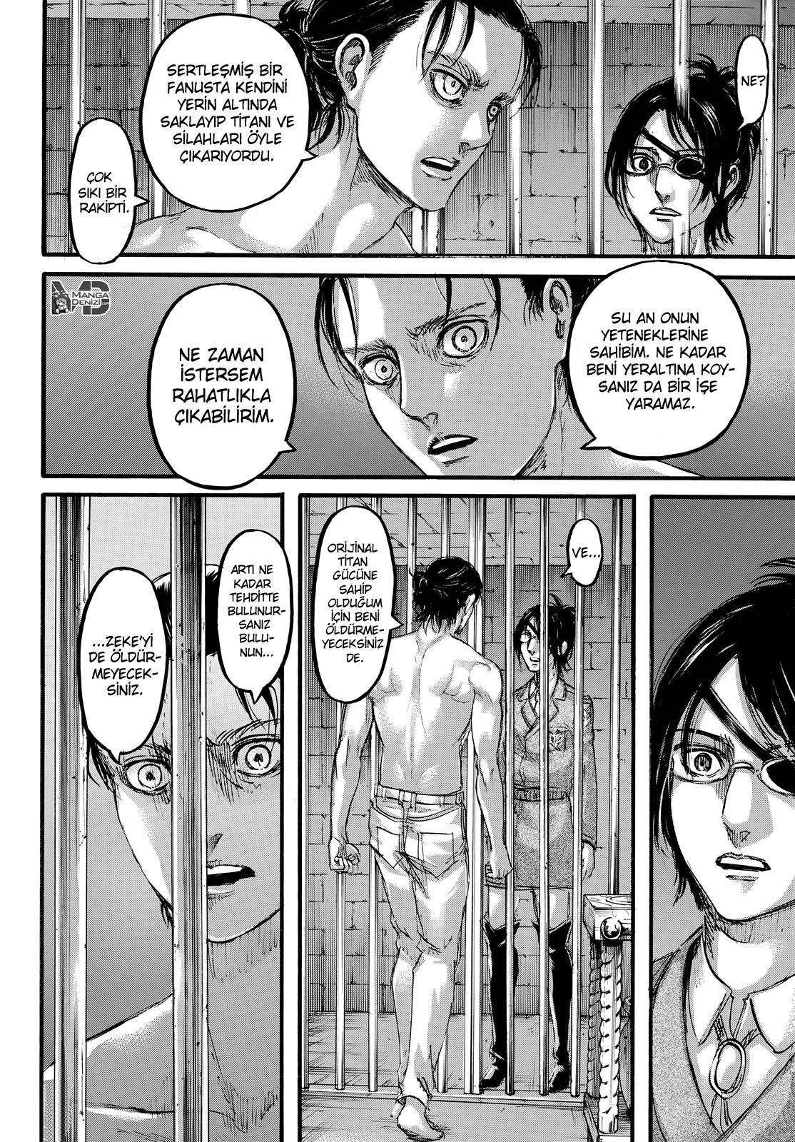 Attack on Titan mangasının 107 bölümünün 29. sayfasını okuyorsunuz.