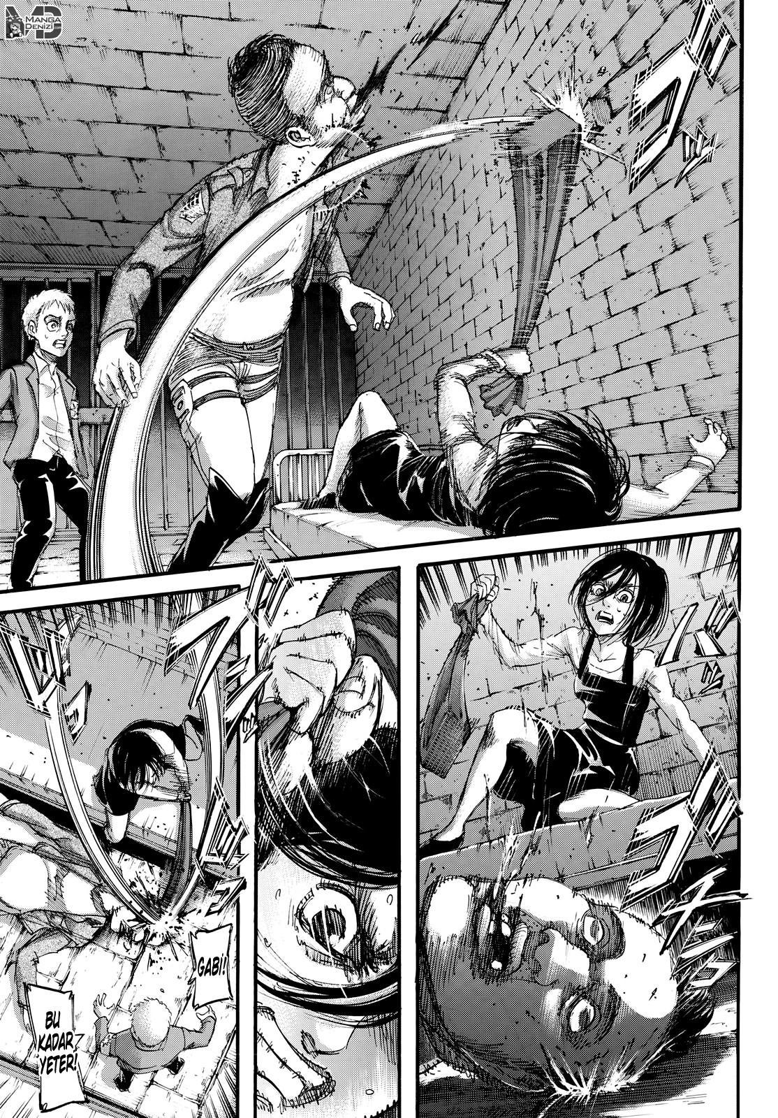 Attack on Titan mangasının 107 bölümünün 42. sayfasını okuyorsunuz.