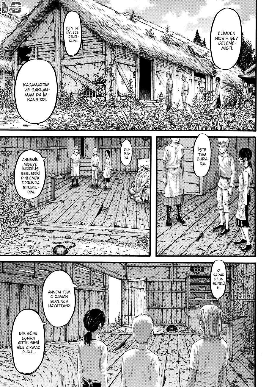 Attack on Titan mangasının 109 bölümünün 38. sayfasını okuyorsunuz.