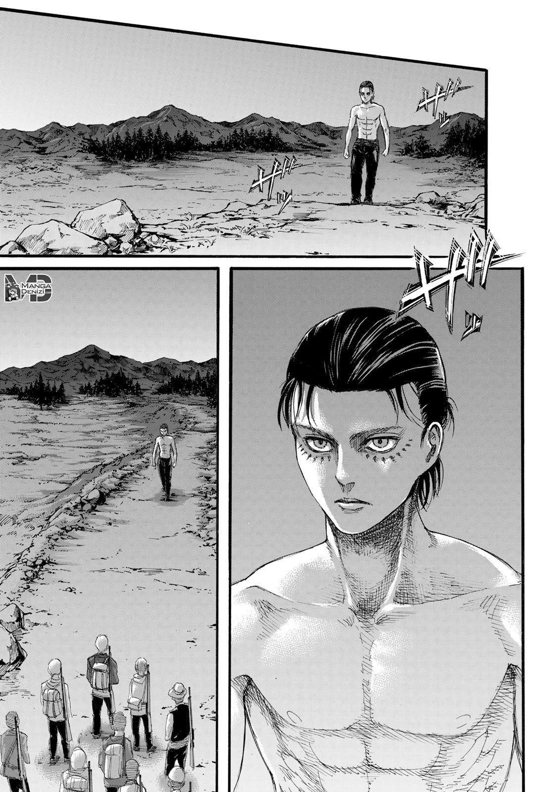 Attack on Titan mangasının 110 bölümünün 42. sayfasını okuyorsunuz.