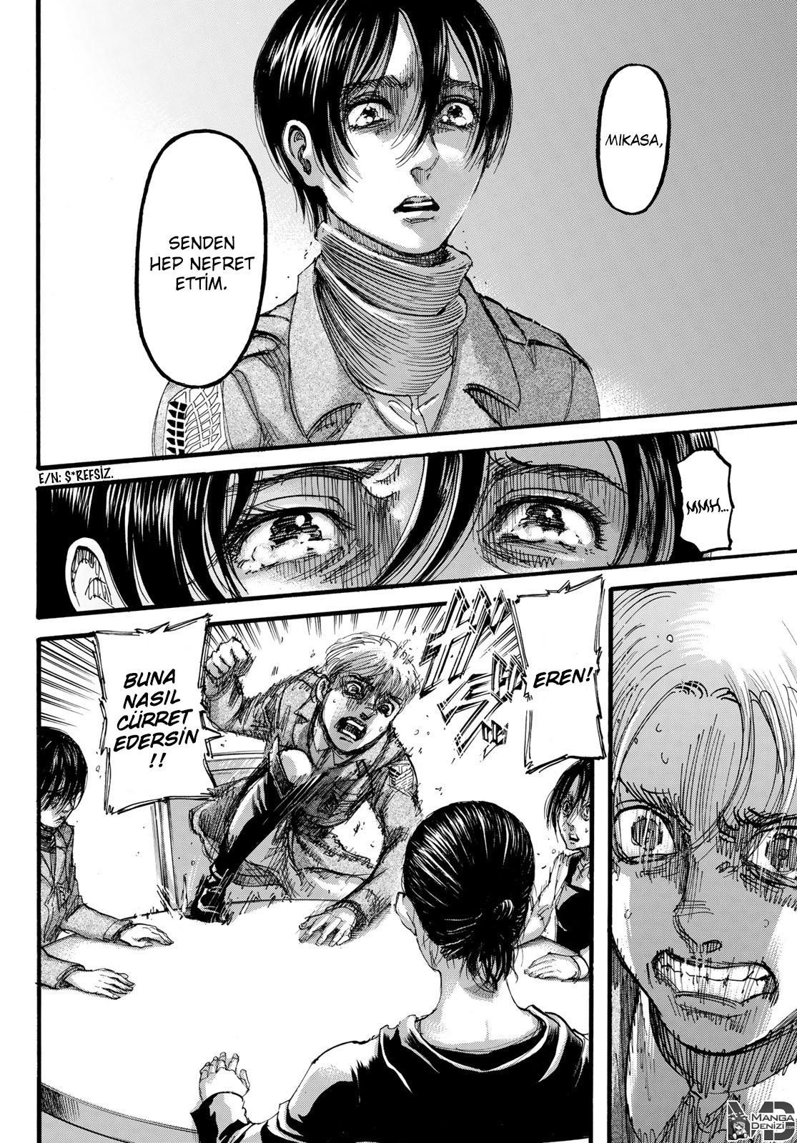 Attack on Titan mangasının 112 bölümünün 28. sayfasını okuyorsunuz.