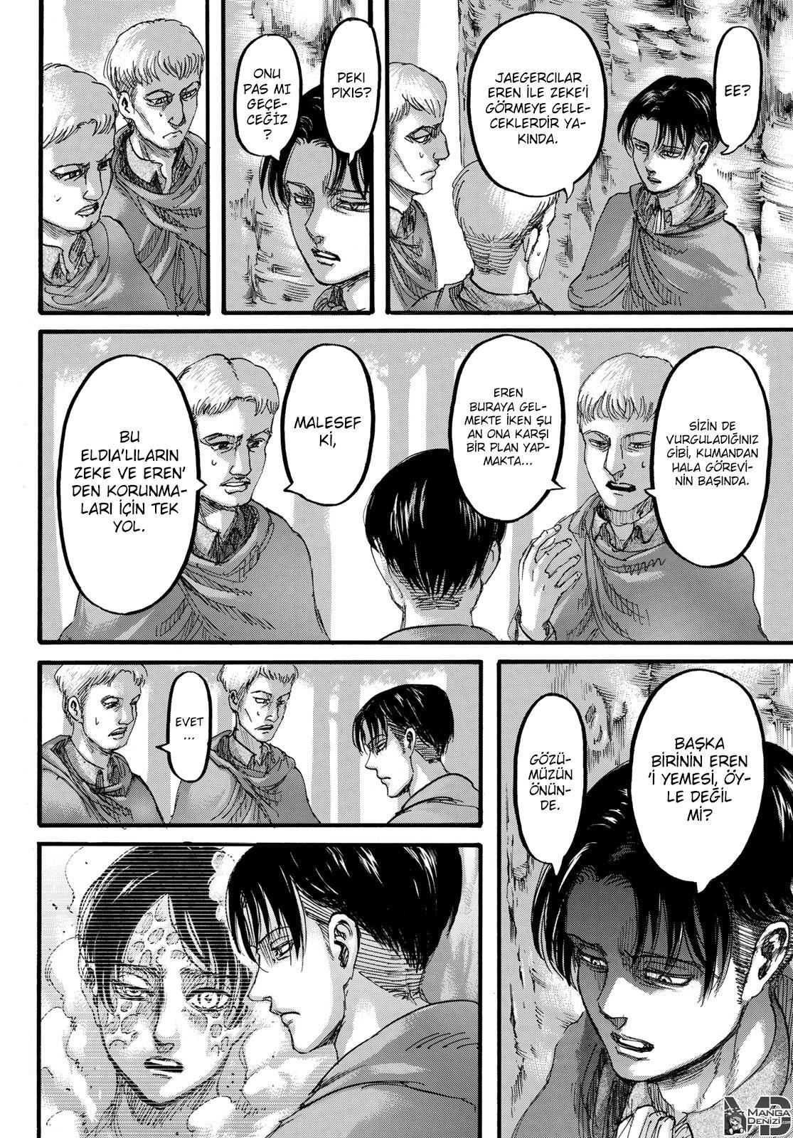Attack on Titan mangasının 112 bölümünün 35. sayfasını okuyorsunuz.