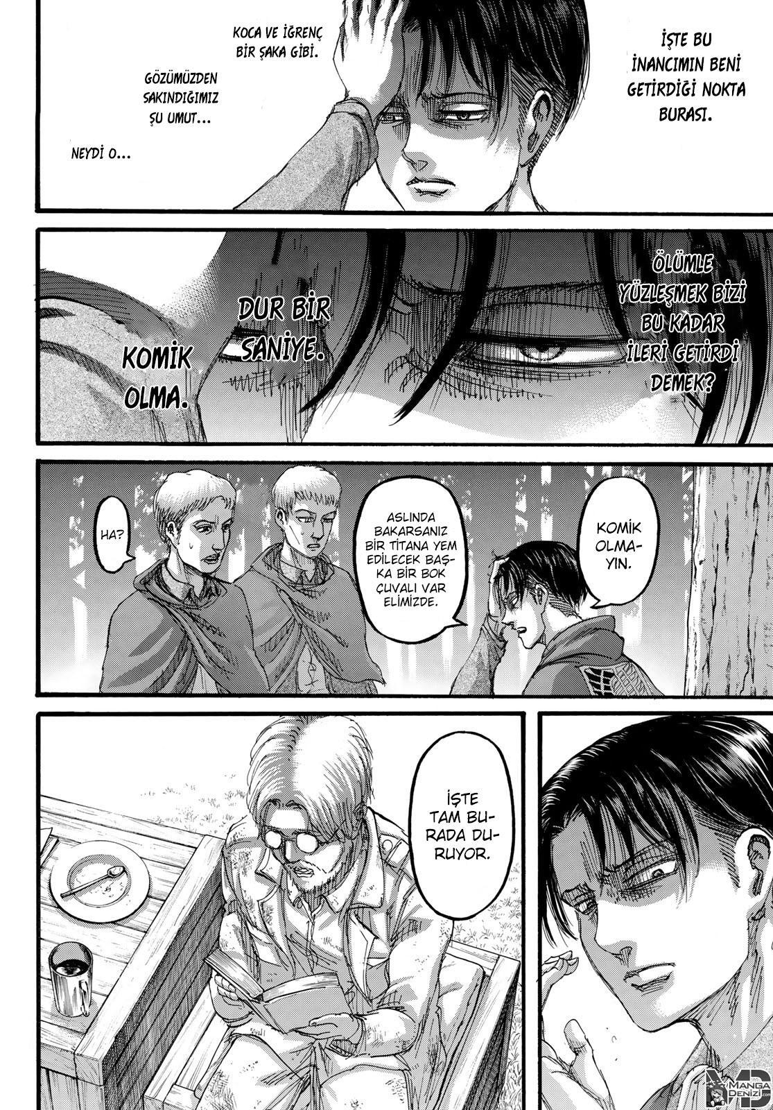 Attack on Titan mangasının 112 bölümünün 37. sayfasını okuyorsunuz.