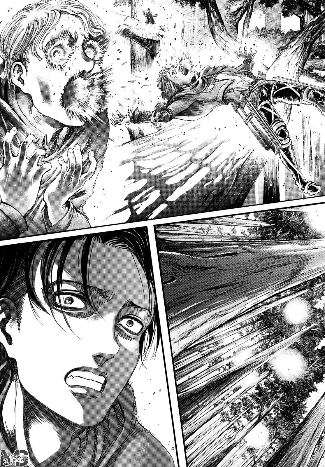 Attack on Titan mangasının 112 bölümünün 44. sayfasını okuyorsunuz.