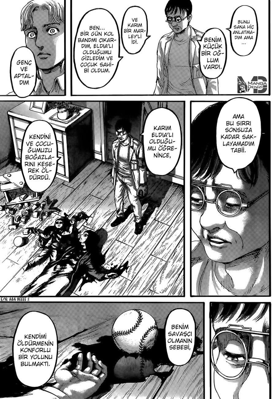 Attack on Titan mangasının 114 bölümünün 38. sayfasını okuyorsunuz.