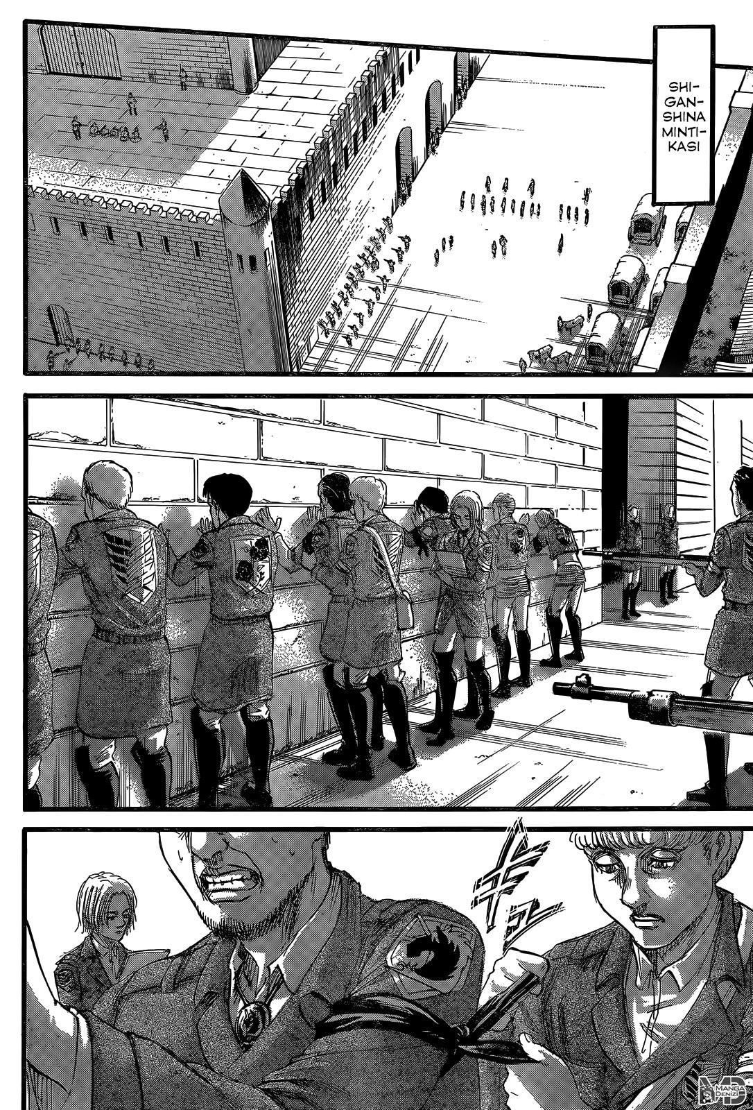 Attack on Titan mangasının 115 bölümünün 25. sayfasını okuyorsunuz.