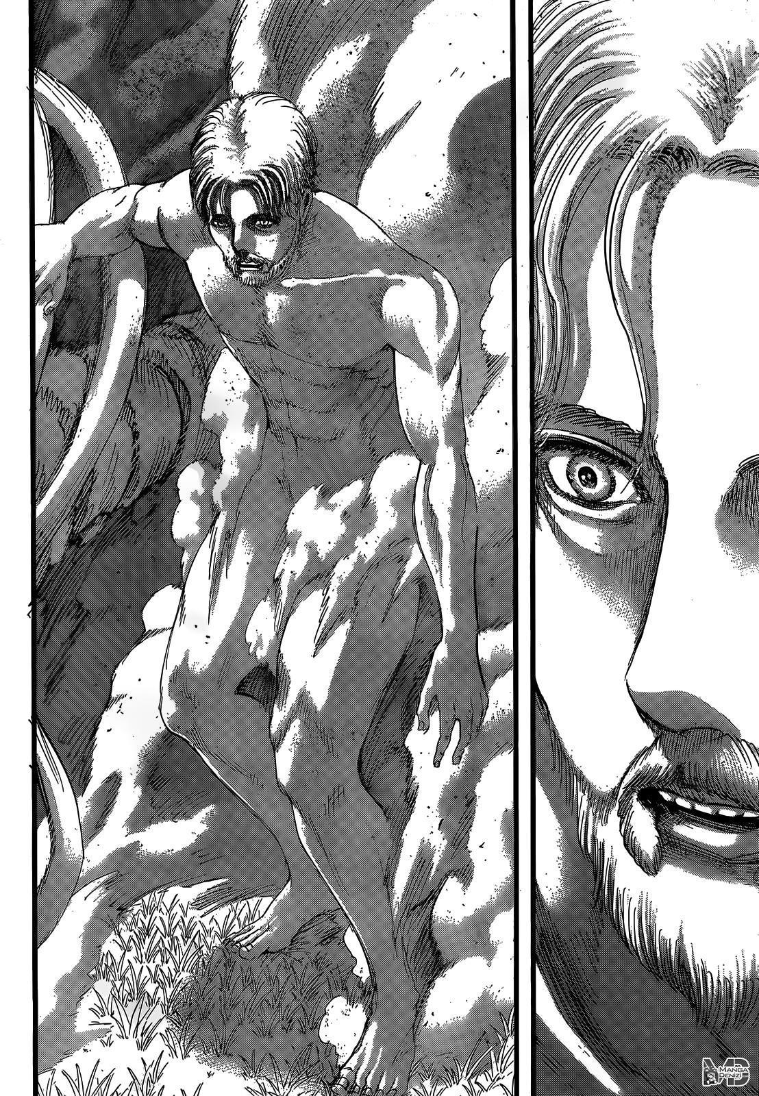 Attack on Titan mangasının 115 bölümünün 37. sayfasını okuyorsunuz.