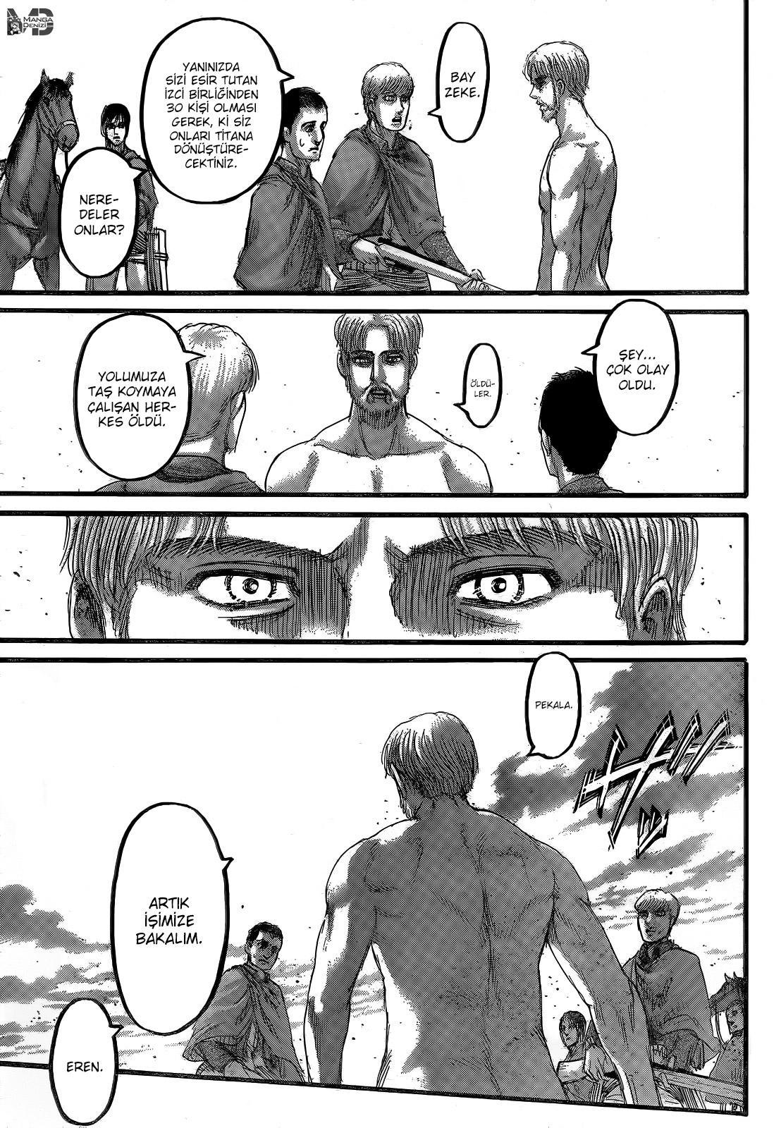 Attack on Titan mangasının 115 bölümünün 42. sayfasını okuyorsunuz.