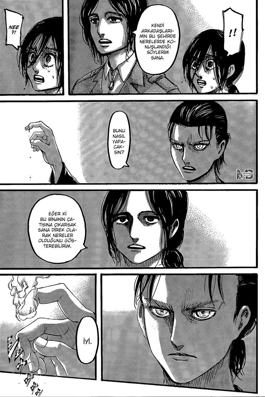 Attack on Titan mangasının 116 bölümünün 20. sayfasını okuyorsunuz.