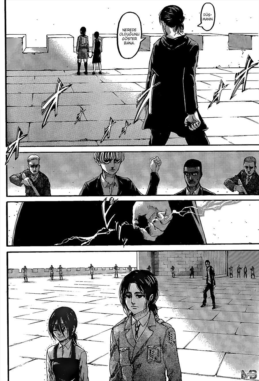 Attack on Titan mangasının 116 bölümünün 32. sayfasını okuyorsunuz.