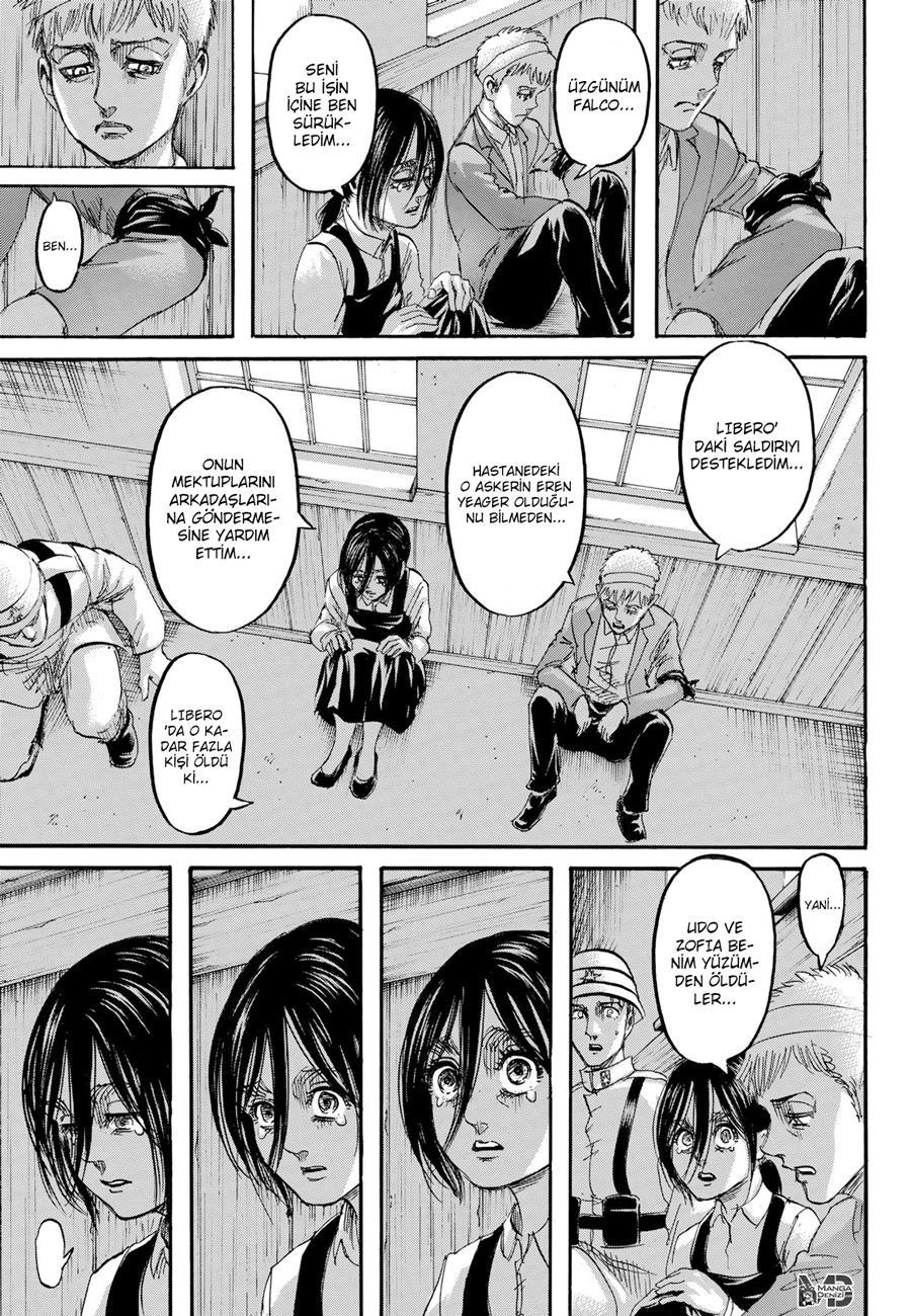 Attack on Titan mangasının 118 bölümünün 36. sayfasını okuyorsunuz.