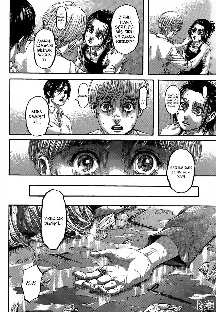 Attack on Titan mangasının 124 bölümünün 45. sayfasını okuyorsunuz.
