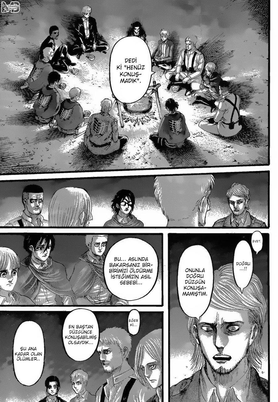 Attack on Titan mangasının 127 bölümünün 31. sayfasını okuyorsunuz.