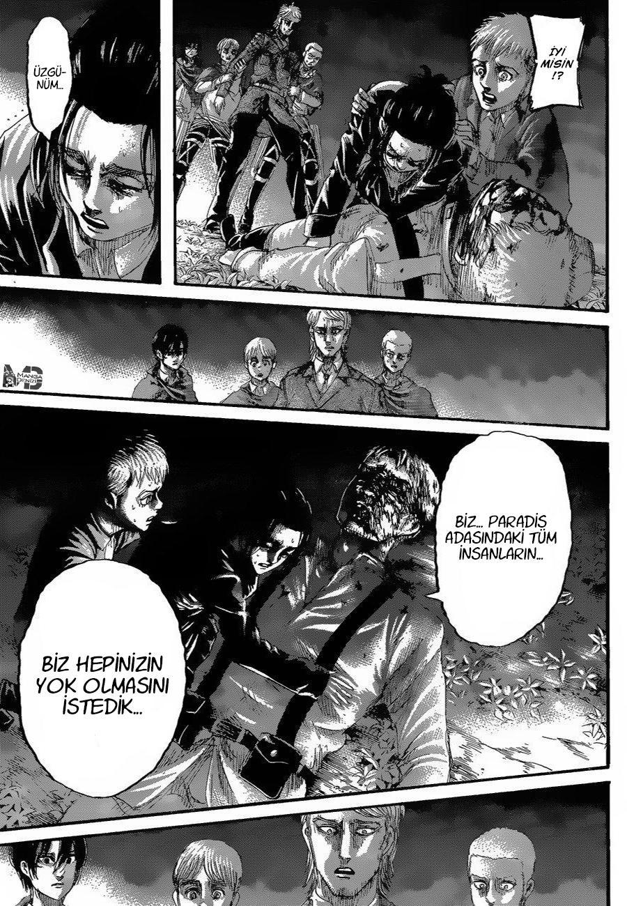 Attack on Titan mangasının 127 bölümünün 37. sayfasını okuyorsunuz.