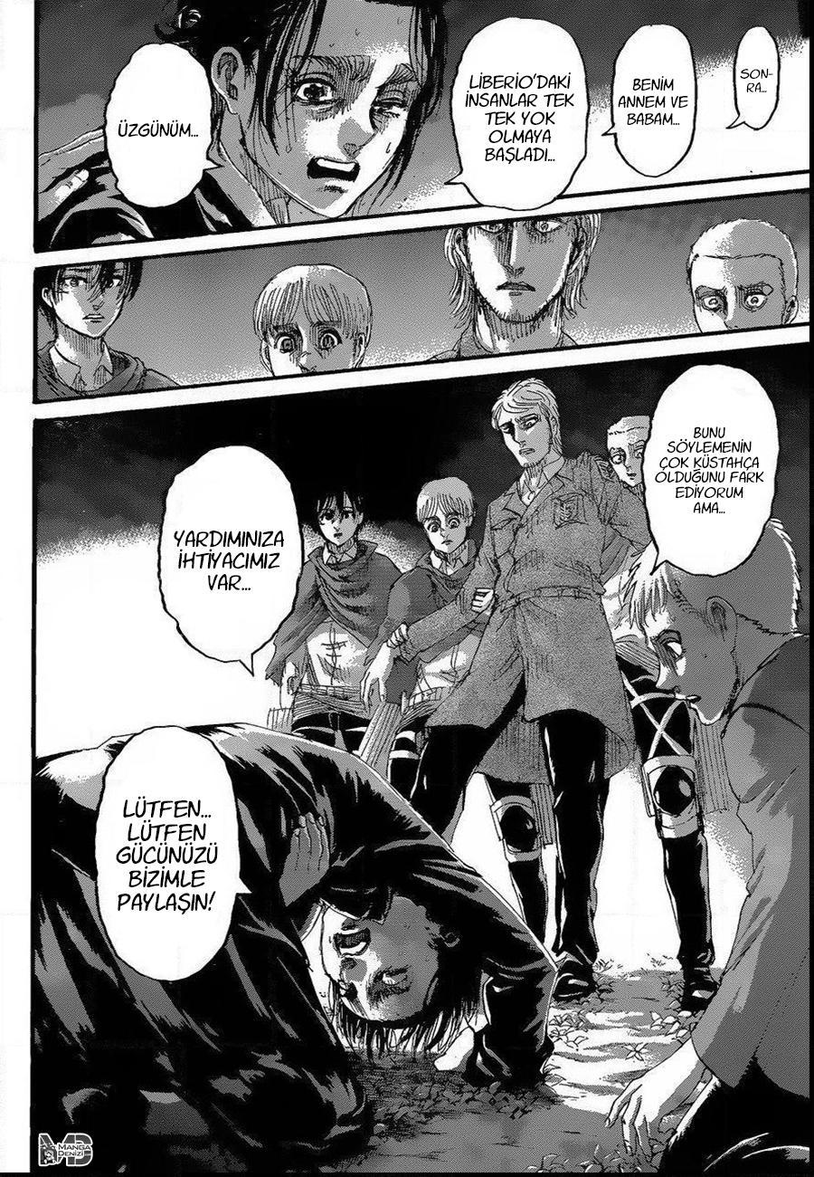 Attack on Titan mangasının 127 bölümünün 38. sayfasını okuyorsunuz.
