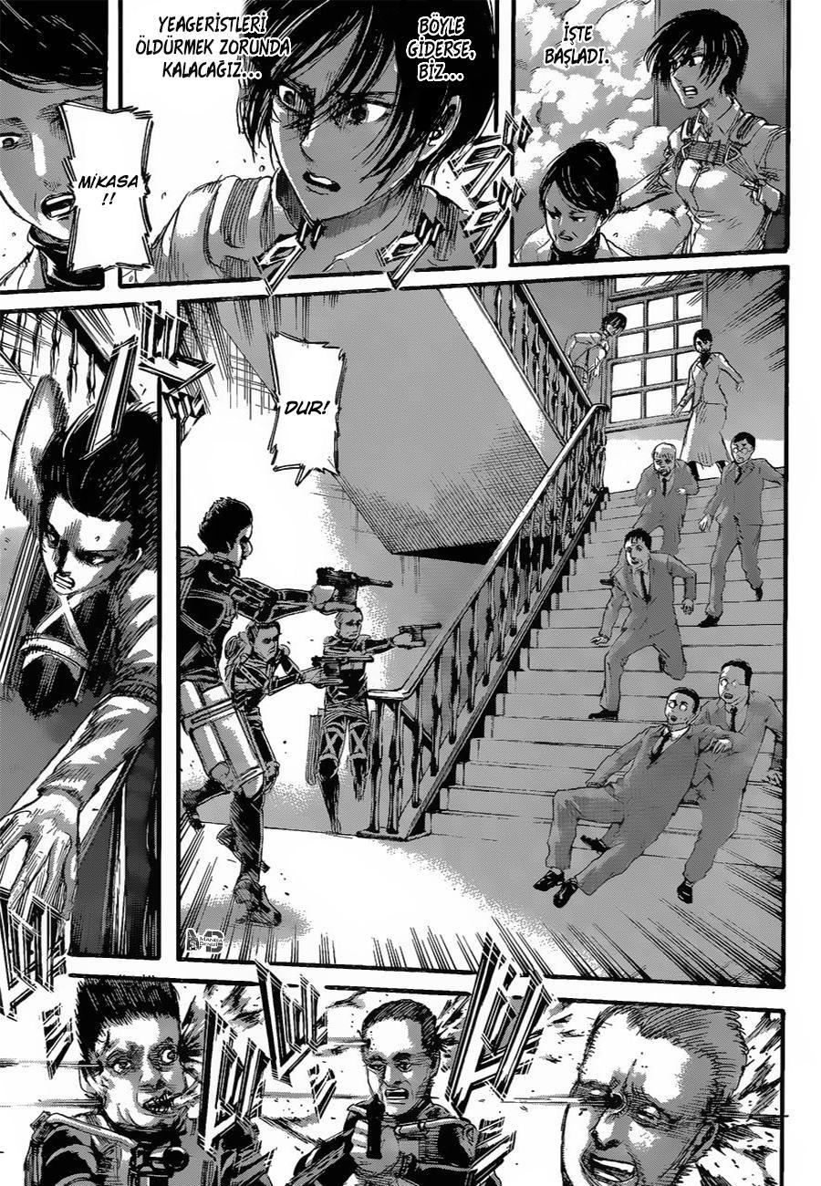 Attack on Titan mangasının 128 bölümünün 34. sayfasını okuyorsunuz.