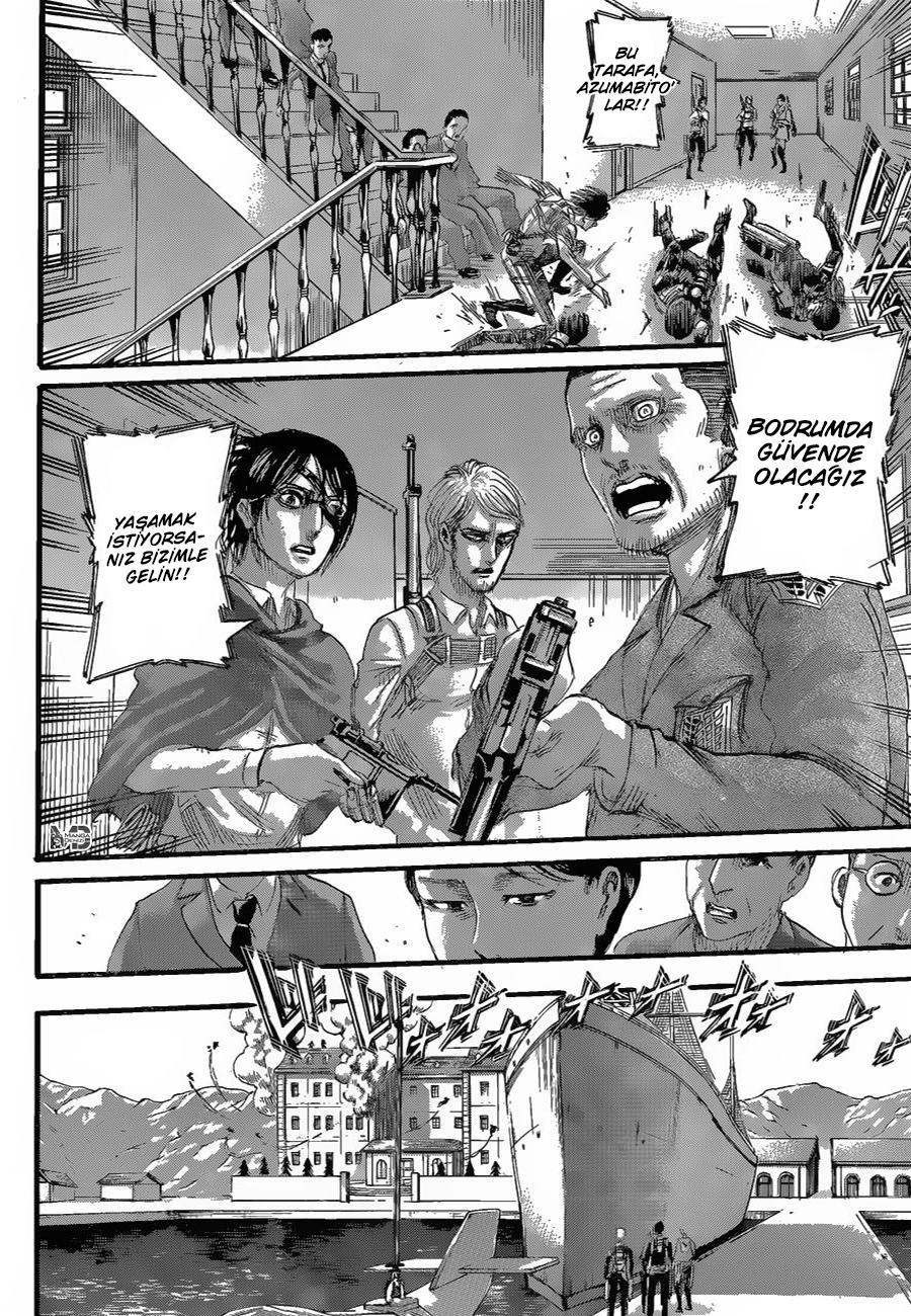 Attack on Titan mangasının 128 bölümünün 35. sayfasını okuyorsunuz.