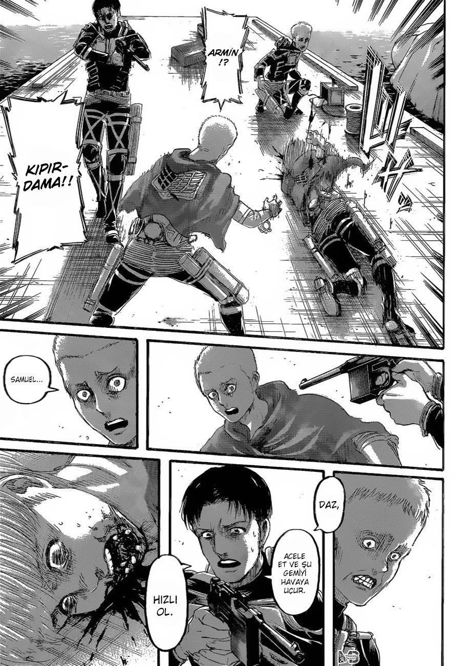 Attack on Titan mangasının 128 bölümünün 38. sayfasını okuyorsunuz.