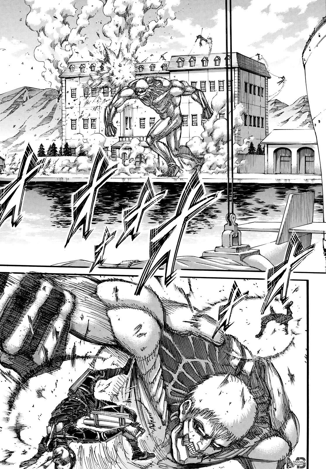 Attack on Titan mangasının 129 bölümünün 4. sayfasını okuyorsunuz.