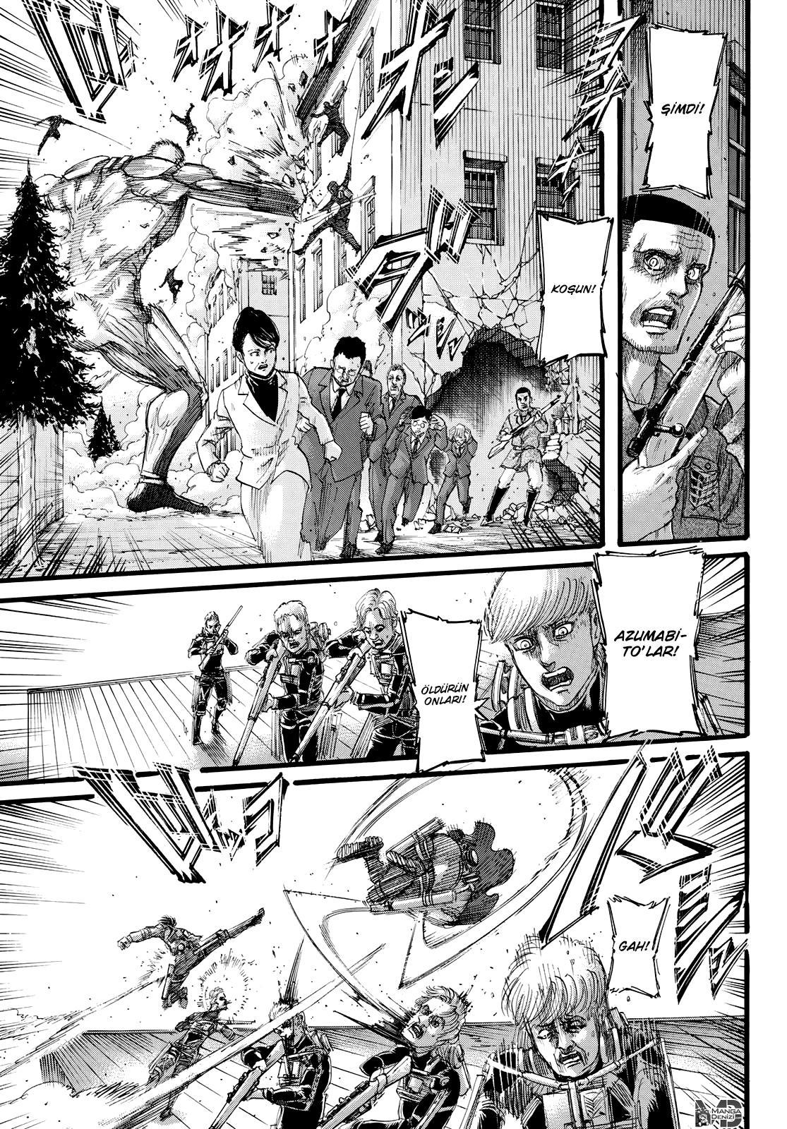 Attack on Titan mangasının 129 bölümünün 12. sayfasını okuyorsunuz.