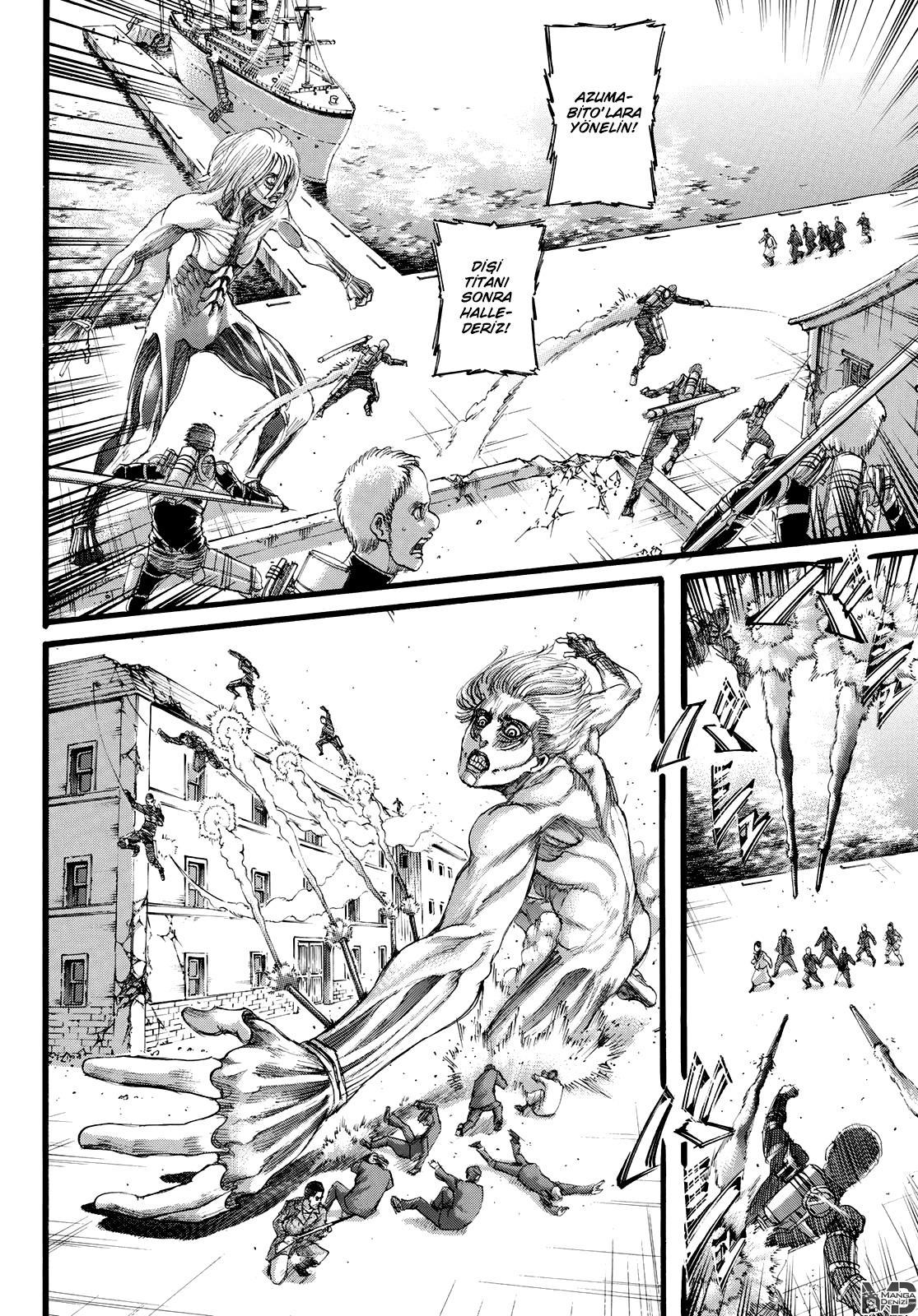 Attack on Titan mangasının 129 bölümünün 15. sayfasını okuyorsunuz.