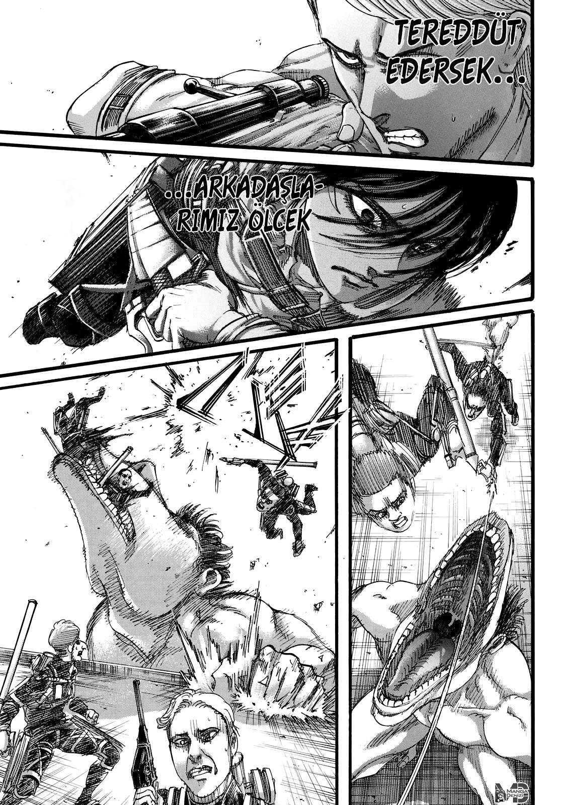 Attack on Titan mangasının 129 bölümünün 26. sayfasını okuyorsunuz.
