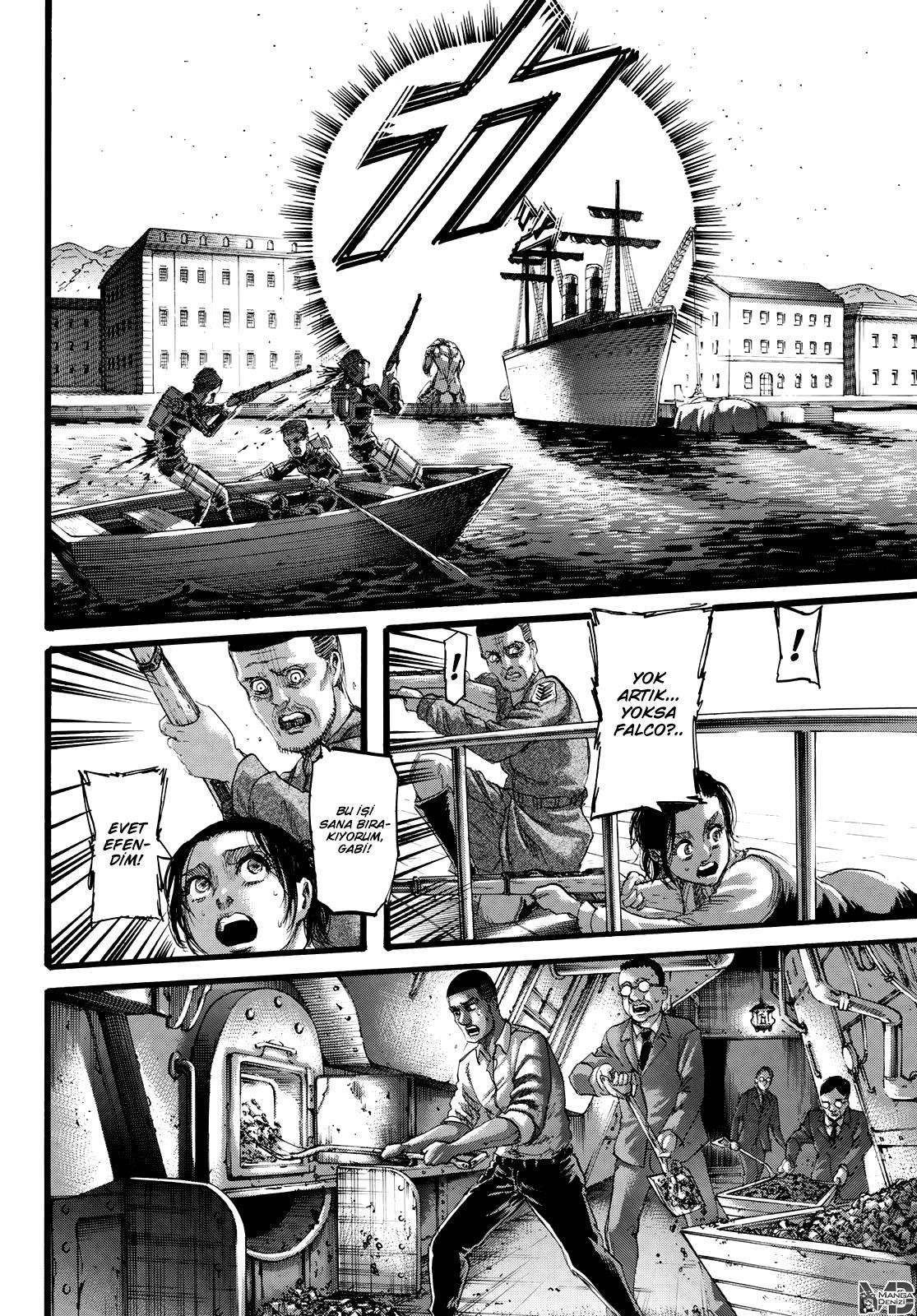 Attack on Titan mangasının 129 bölümünün 29. sayfasını okuyorsunuz.