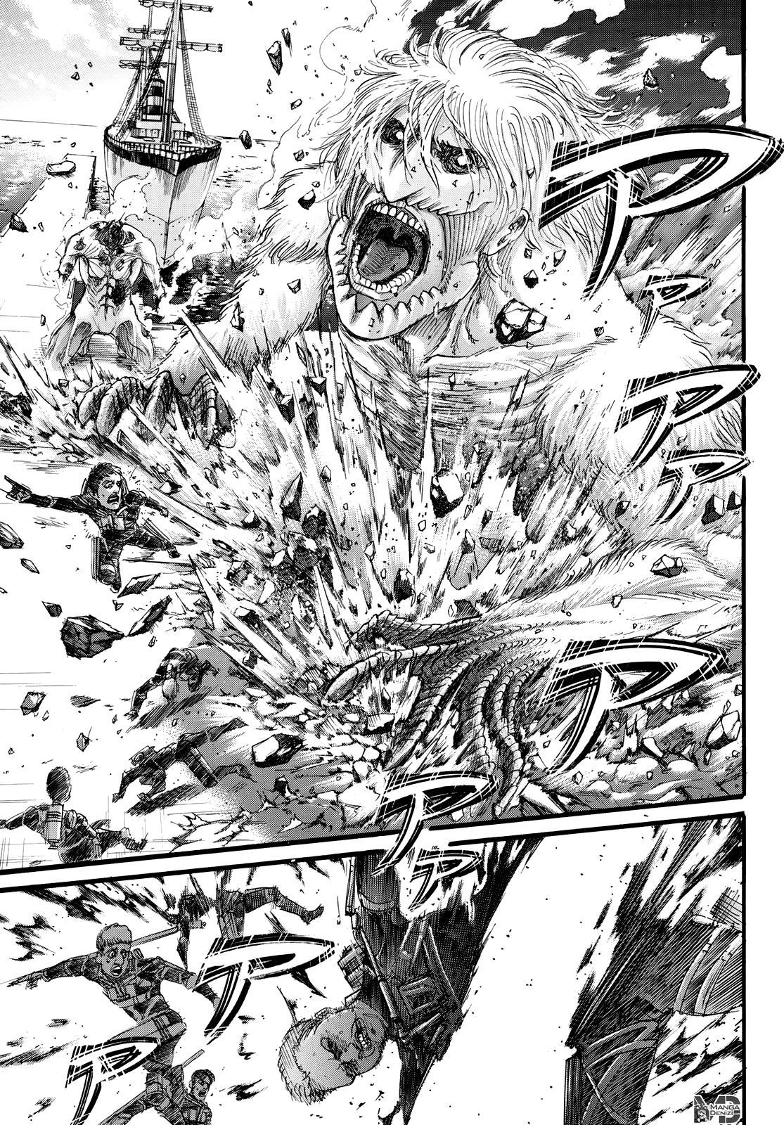 Attack on Titan mangasının 129 bölümünün 30. sayfasını okuyorsunuz.