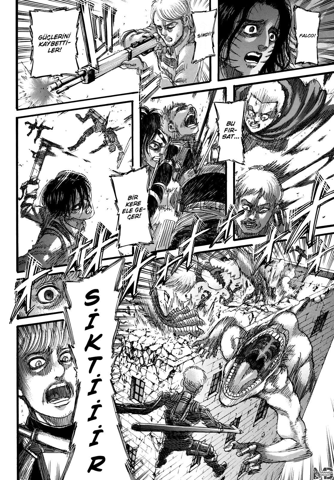 Attack on Titan mangasının 129 bölümünün 31. sayfasını okuyorsunuz.