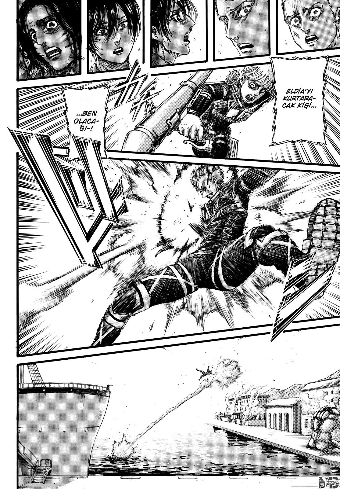 Attack on Titan mangasının 129 bölümünün 33. sayfasını okuyorsunuz.