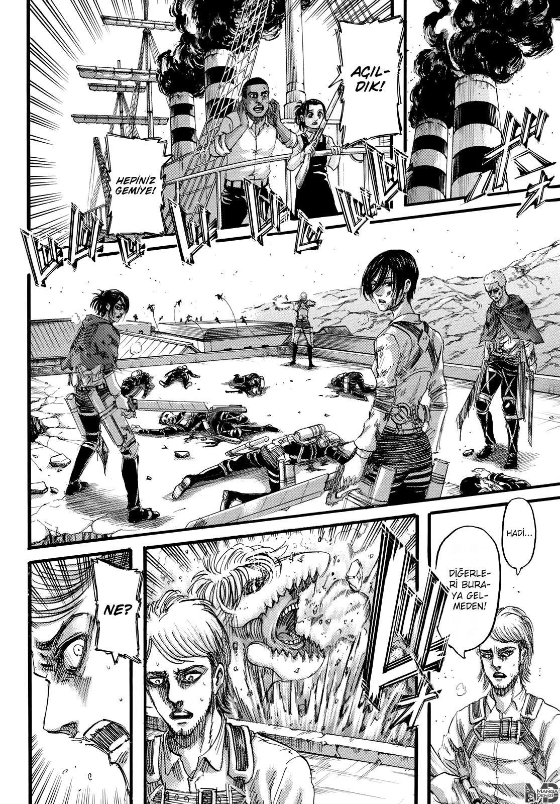 Attack on Titan mangasının 129 bölümünün 35. sayfasını okuyorsunuz.