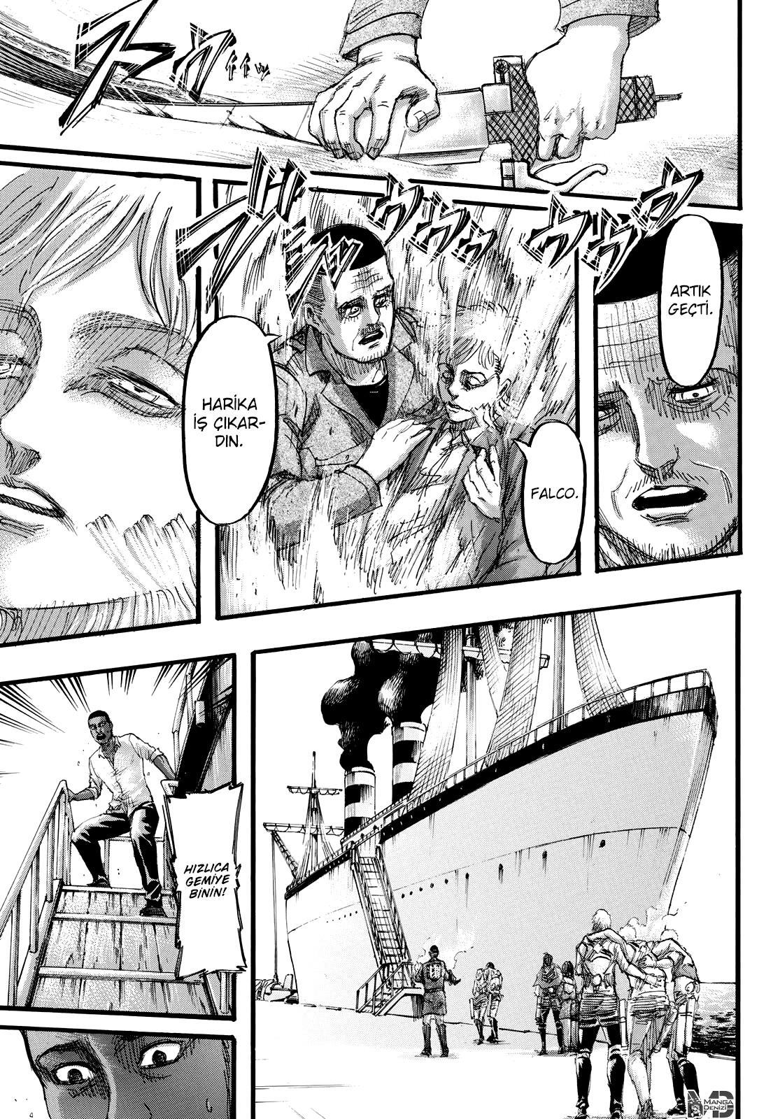 Attack on Titan mangasının 129 bölümünün 38. sayfasını okuyorsunuz.