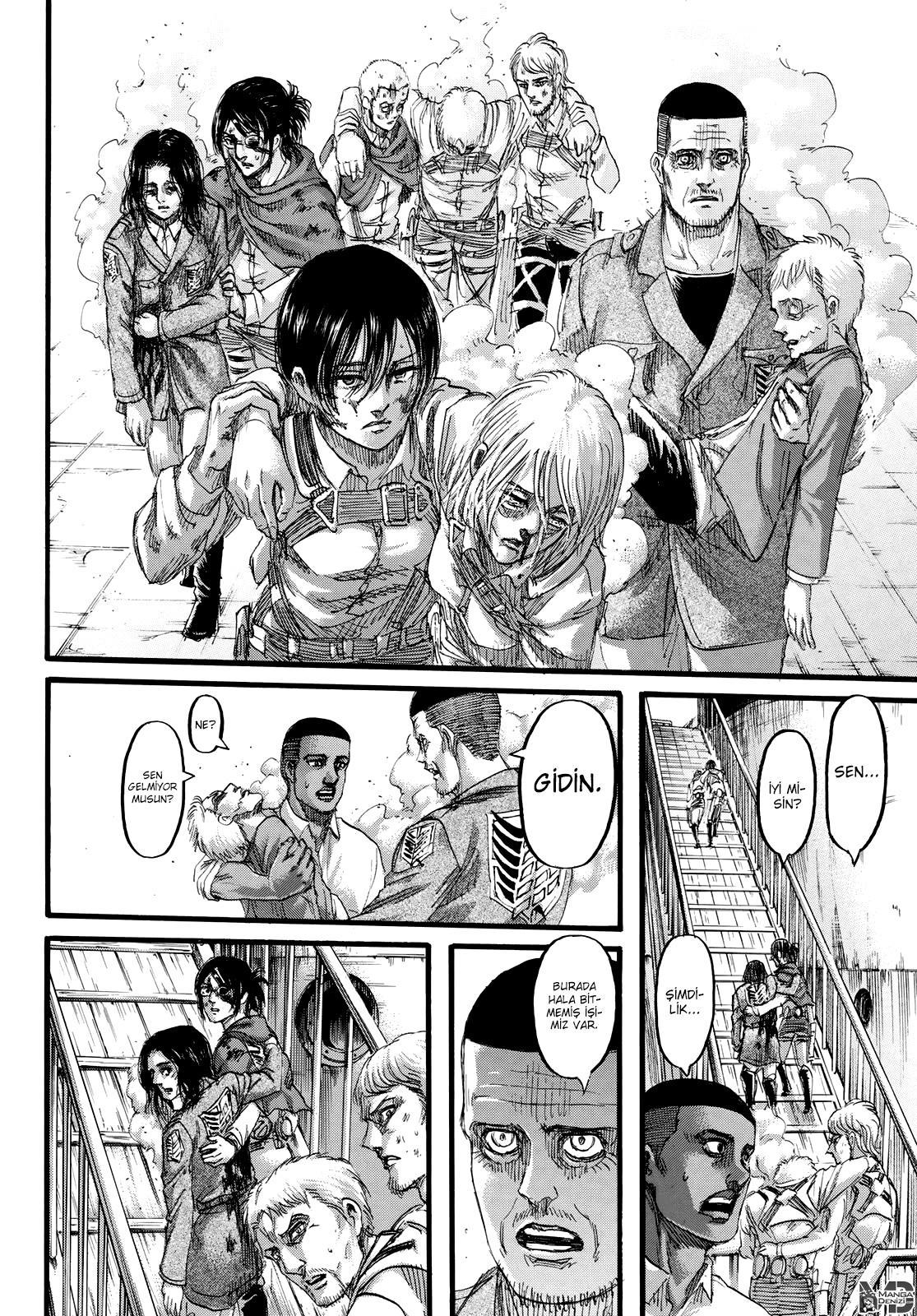 Attack on Titan mangasının 129 bölümünün 39. sayfasını okuyorsunuz.