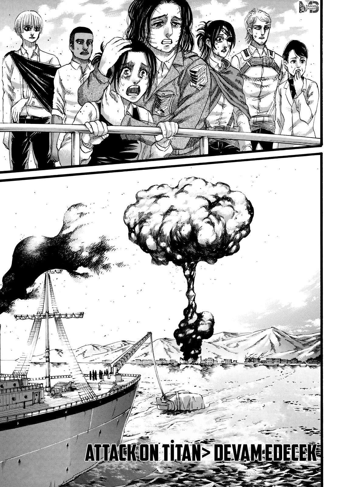 Attack on Titan mangasının 129 bölümünün 46. sayfasını okuyorsunuz.