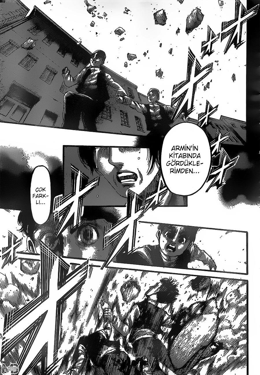 Attack on Titan mangasının 131 bölümünün 20. sayfasını okuyorsunuz.