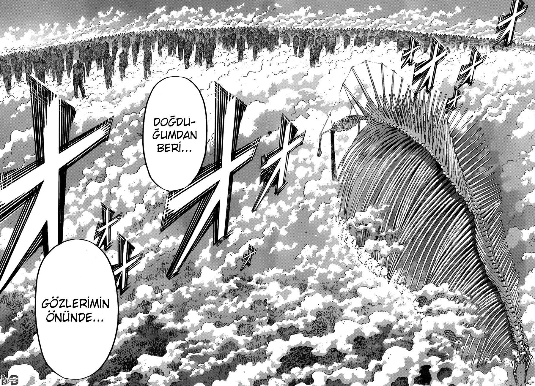 Attack on Titan mangasının 131 bölümünün 28. sayfasını okuyorsunuz.