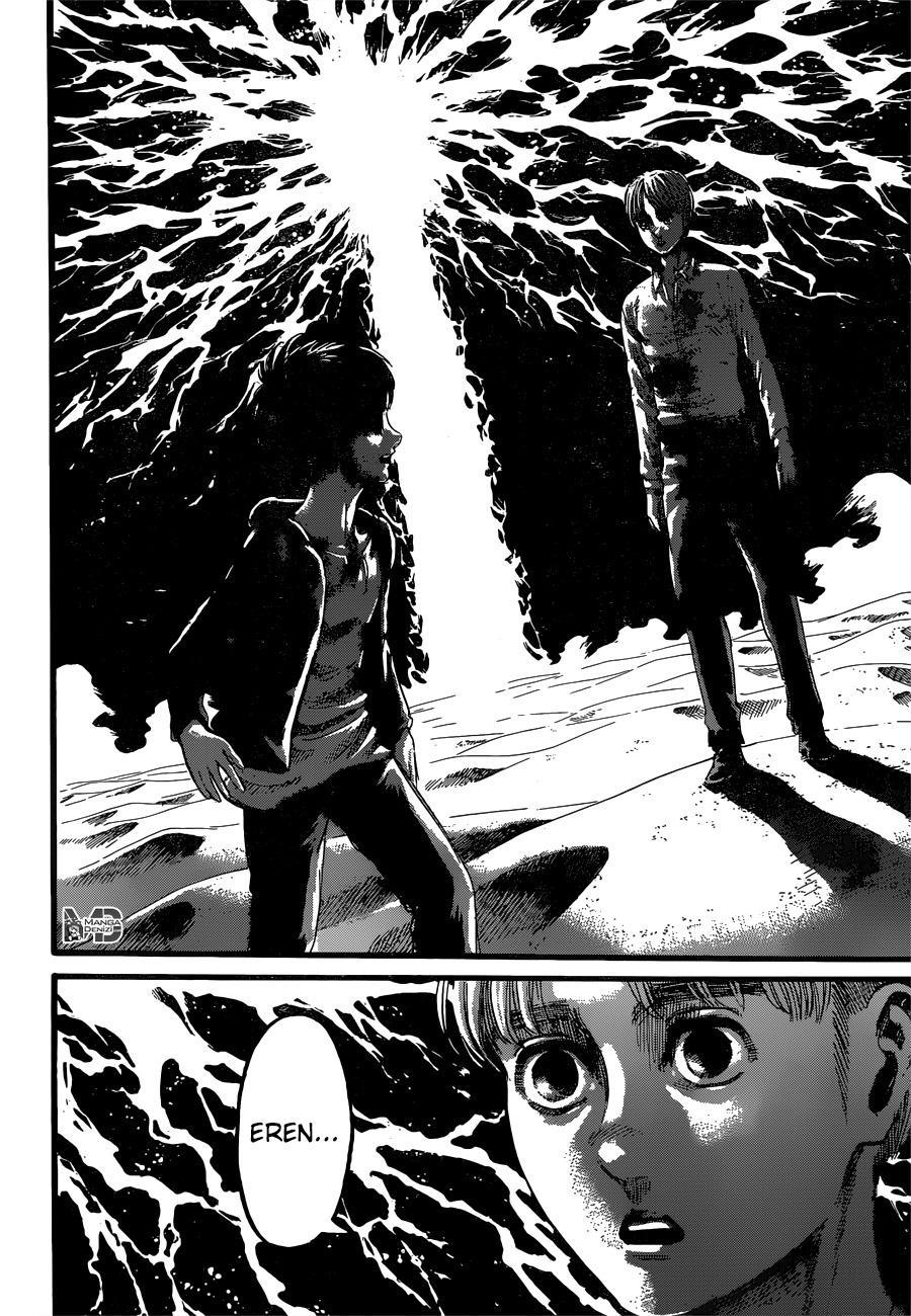 Attack on Titan mangasının 131 bölümünün 33. sayfasını okuyorsunuz.