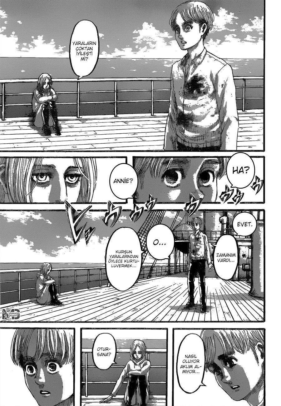 Attack on Titan mangasının 131 bölümünün 34. sayfasını okuyorsunuz.
