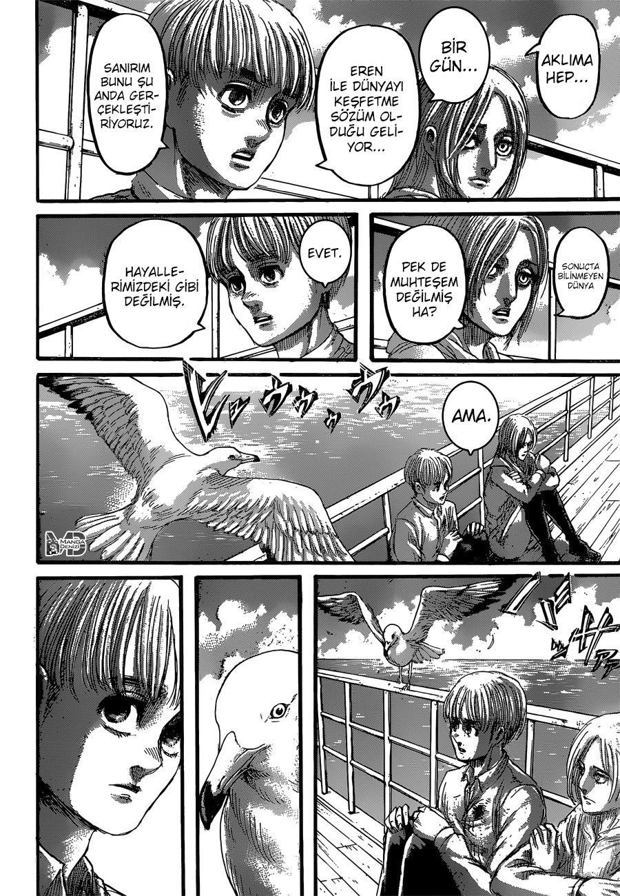 Attack on Titan mangasının 131 bölümünün 39. sayfasını okuyorsunuz.