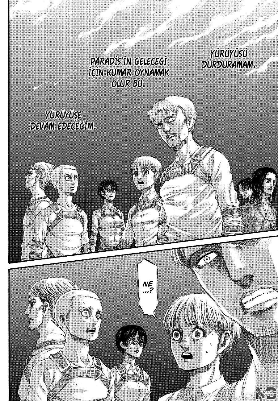 Attack on Titan mangasının 133 bölümünün 18. sayfasını okuyorsunuz.