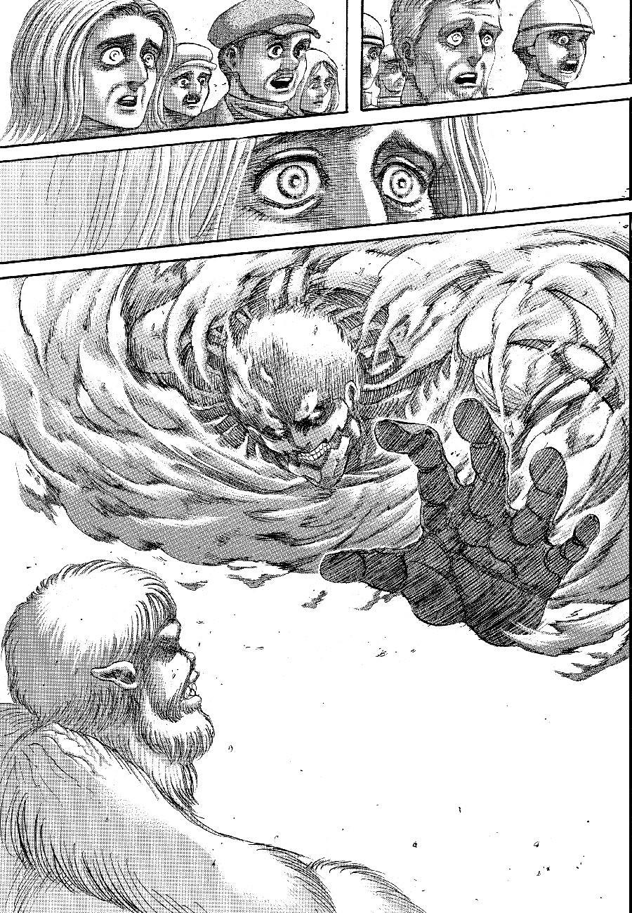 Attack on Titan mangasının 134 bölümünün 39. sayfasını okuyorsunuz.